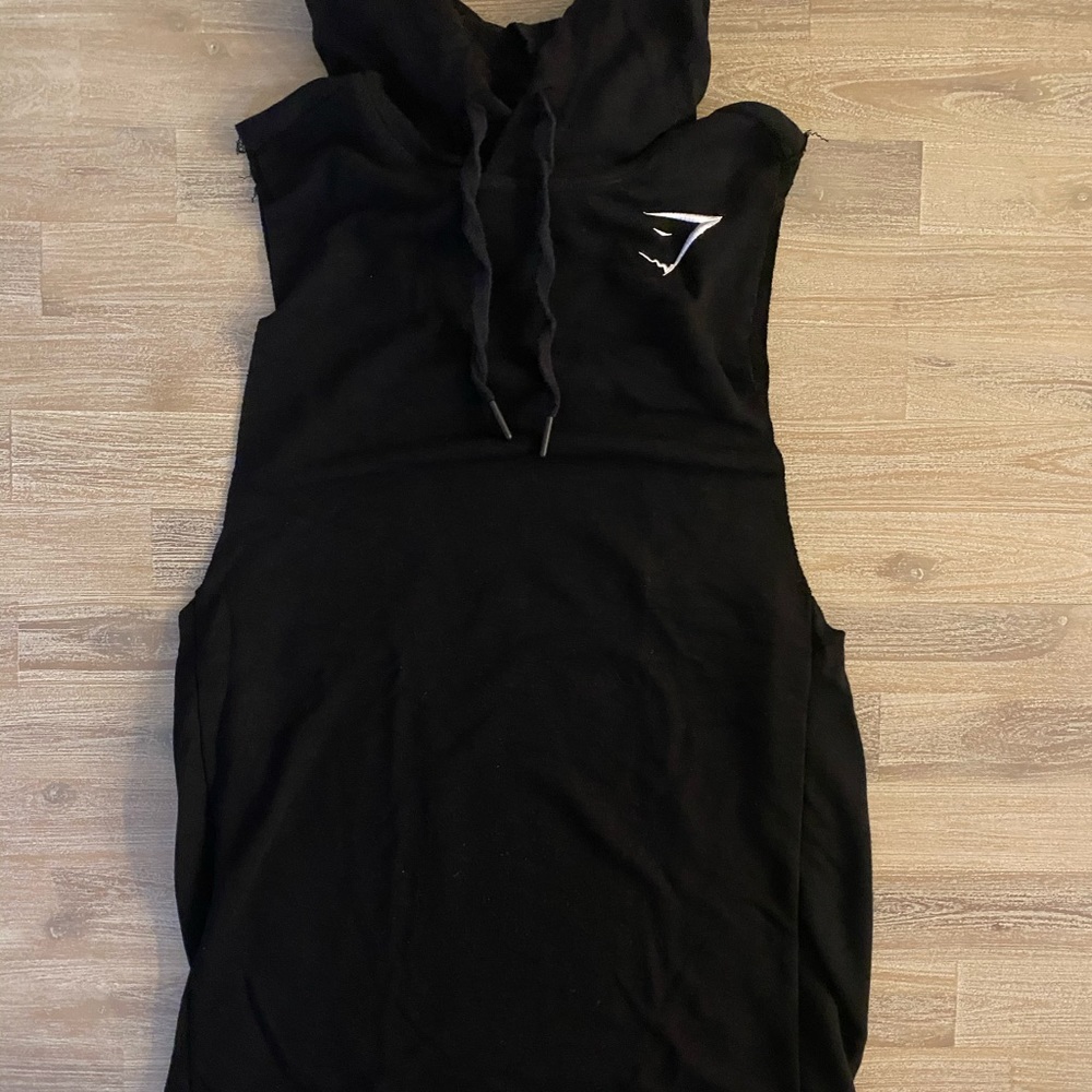 Gymshark sleeveless tank with hoodie - men’s